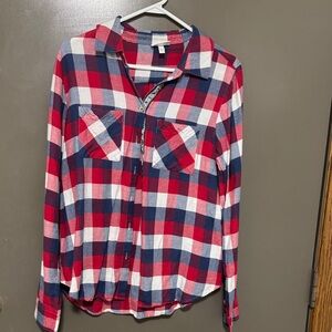 Shyanne Red and White Checkered Shirt